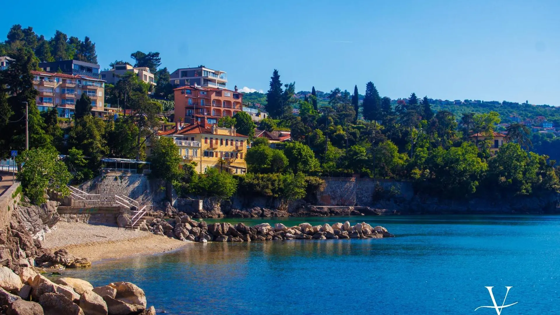 Villa Volos Apartment Karmen With Roof Terrace, Sea View, Free Private Parking Opatija