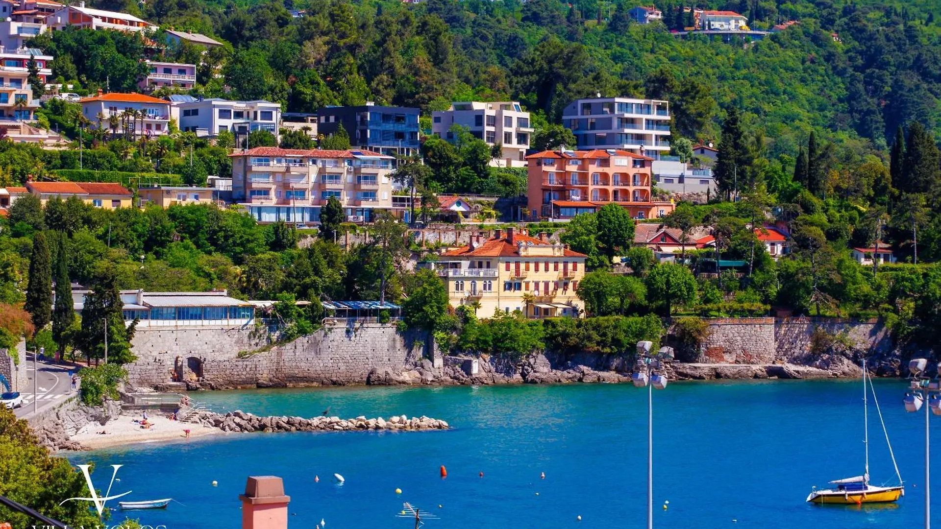 Villa Volos Apartment Karmen With Roof Terrace, Sea View, Free Private Parking Opatija Croatia
