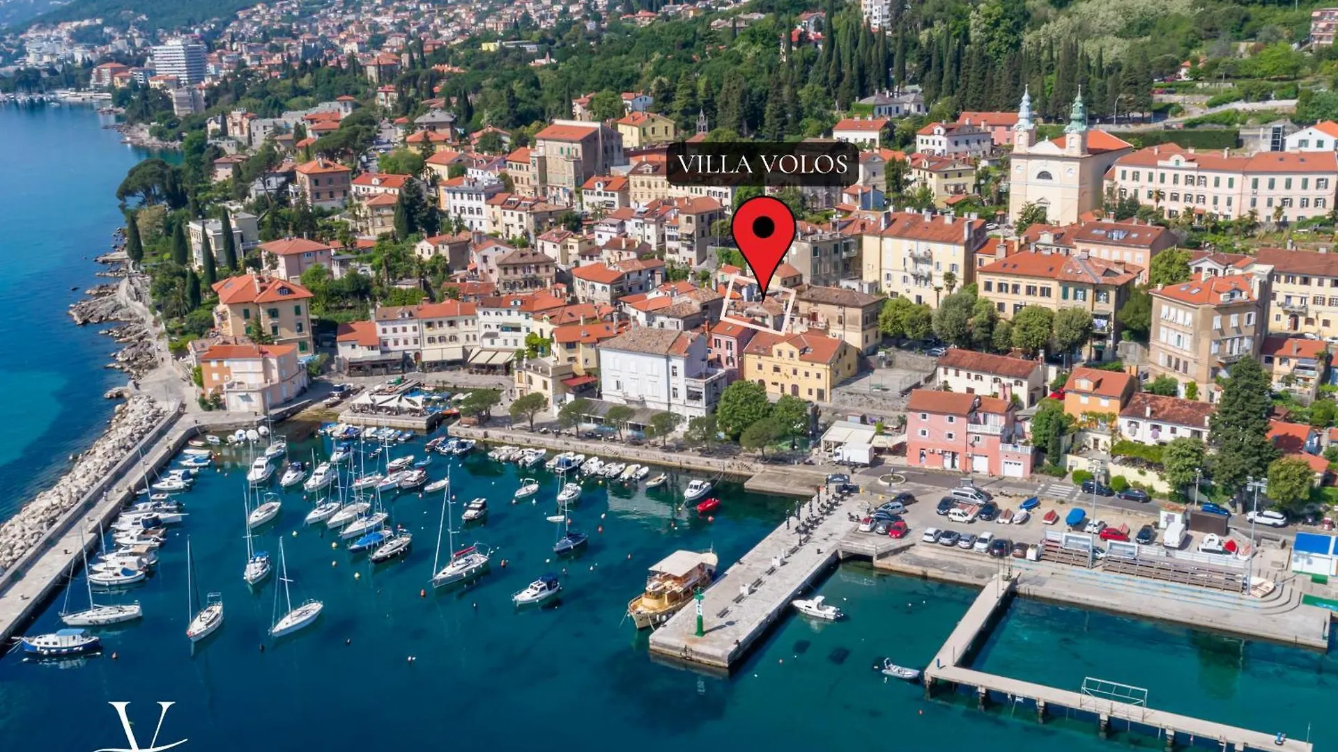 Villa Volos Apartment Karmen With Roof Terrace, Sea View, Free Private Parking Opatija